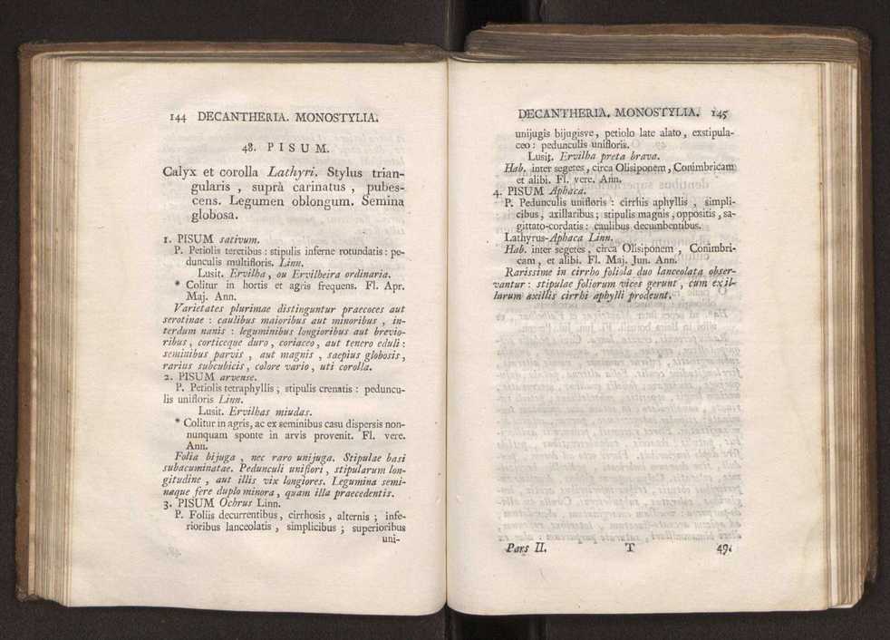 Felicis Avellar Broteri ... Flora Lusitanica, seu plantarum, quae in Lusitania vel sponte crescunt, vel frequentius colunter, ex florum praesertim sexubus systematice distributarum, synopsis. Vol. 2 75