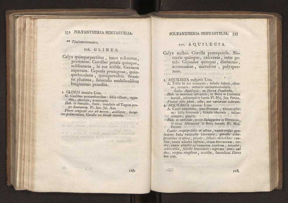 Felicis Avellar Broteri ... Flora Lusitanica, seu plantarum, quae in Lusitania vel sponte crescunt, vel frequentius colunter, ex florum praesertim sexubus systematice distributarum, synopsis. Vol. 2 169