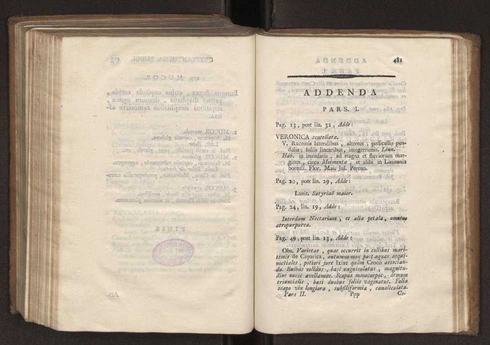 Felicis Avellar Broteri ... Flora Lusitanica, seu plantarum, quae in Lusitania vel sponte crescunt, vel frequentius colunter, ex florum praesertim sexubus systematice distributarum, synopsis. Vol. 2 242