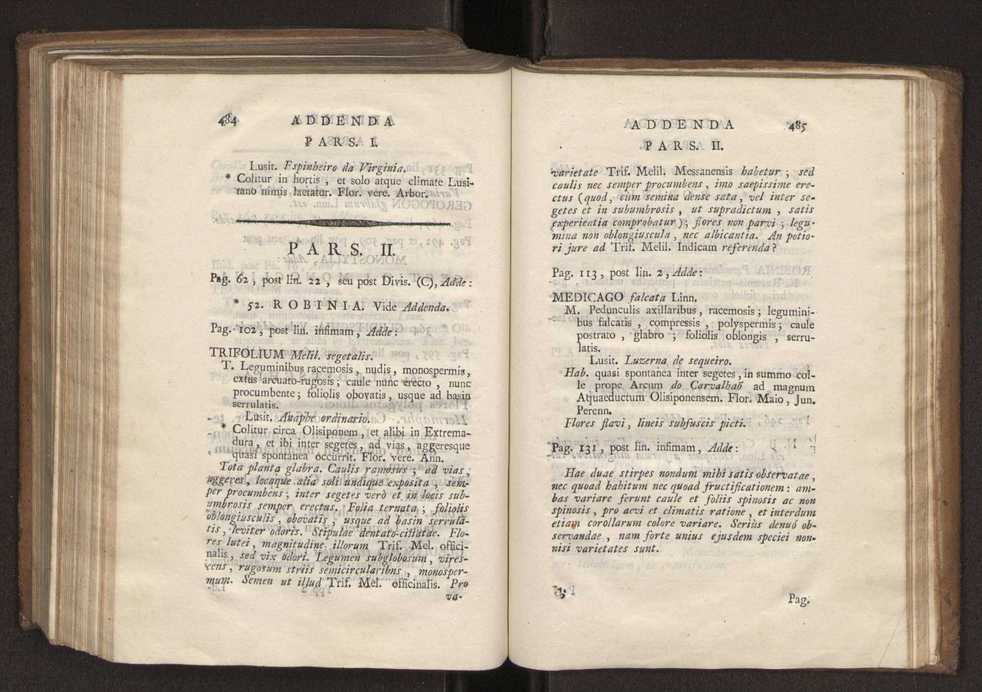 Felicis Avellar Broteri ... Flora Lusitanica, seu plantarum, quae in Lusitania vel sponte crescunt, vel frequentius colunter, ex florum praesertim sexubus systematice distributarum, synopsis. Vol. 2 244