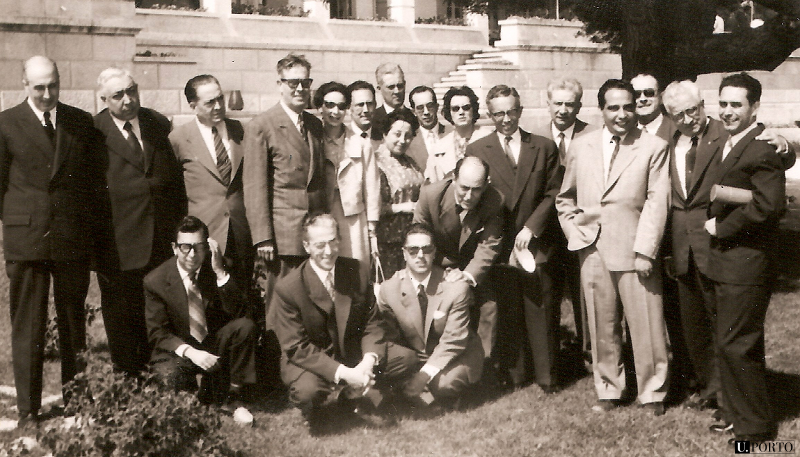 Professores da Faculdade de Ciências - anos 50